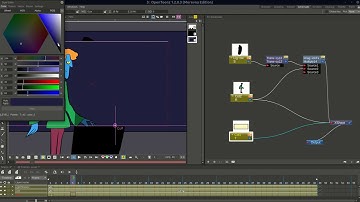 making light and shadow effects for levels (layers) on opentoonz