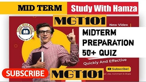 MGT101 MIDTERM PREPARATION | MGT101 Important Quiz | Important Topics | MGT101 VIP QUIZ | MGT101 |