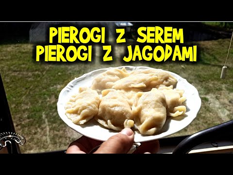 PIEROGI Z JAGODAMI, pierogi z serem, wiśniówka i mądrości życiowe w mikrokuchni...