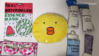 DIY Paper 🐤🫧 Duck Face Care / Tutorial /  How to make