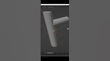 How to connect 2 tilted cylinders.This is Sooo Easy #shorts #blender #tutorial #3d