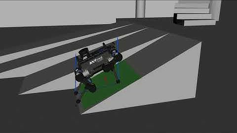 Quadruped robot ANYmal - trotting up on a 26 degree slope