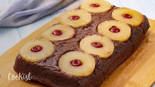 Pineapple Upside Down Cake Recipe Demonstration - Joyofbaking.com