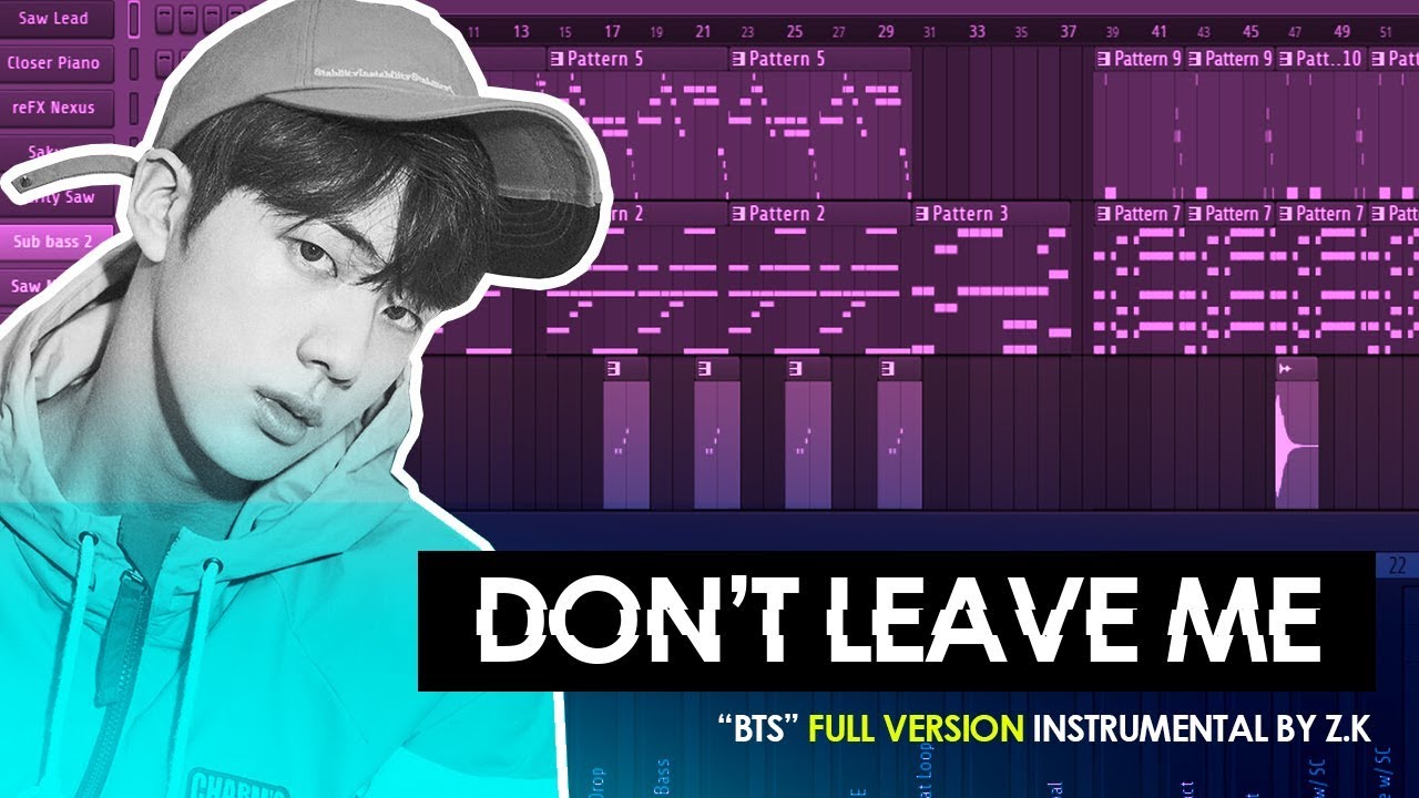 BTS don't leave me Instrumental. Don't leave me BTS.