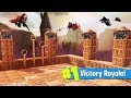 BUILDING A HARRY POTTER QUIDDITCH PITCH | Fortnite: Battle Royale