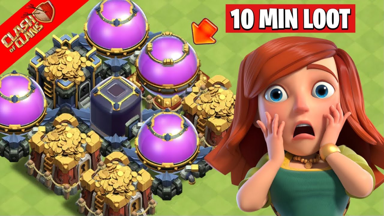 10-Minute MAX LOOT Strategy! Best Farming Attack in Clash of Clans (2025)