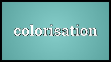Colorisation Meaning