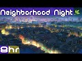 Relaxing neighborhood ambience sounds  suburb night ambience sounds