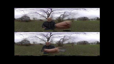 Kandao Obsidian R Outside Test with Kandao Studio Stitching (360 3D)