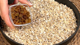 Dieses Frühstück mit Haferflocken und Rosinen hat meine Medikamente und Süßigkeiten ersetzt!