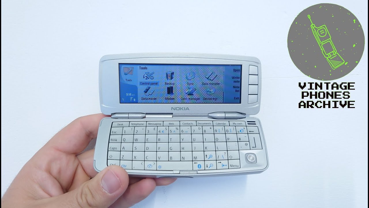 Nokia 9300 RAE-6 - Symbian Mobile phone menu browse, ringtones, games, wallpapers