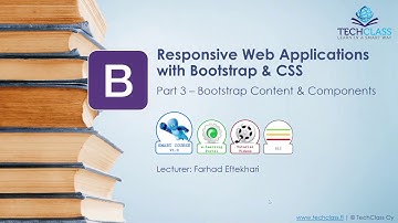 Responsive Web Applications with Bootstrap & CSS - Part3: Content & Components