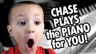 Chase plays the Piano for You! 3 Year Old Musician Makes a Video by Himself screenshot 1