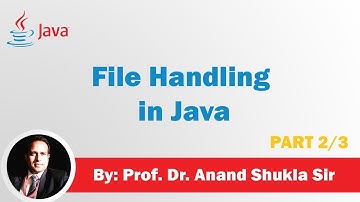 File Handling in Java: Part 2/3 How to create the file and how to insert the data into the files