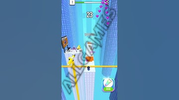 Roof Rails LVL 1 to LVL 10 Part 7 Gameplay FUN GAME #shorts #RoofRails #fungames #viralvideo