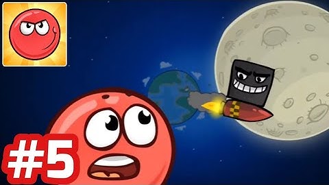 Red Ball 4 - Gameplay Walkthrough - Part 5 Battle For The Moon (Level 46 - 60) Boss Fight