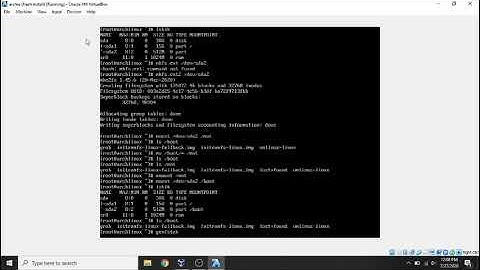 arch linux create separate /boot partition