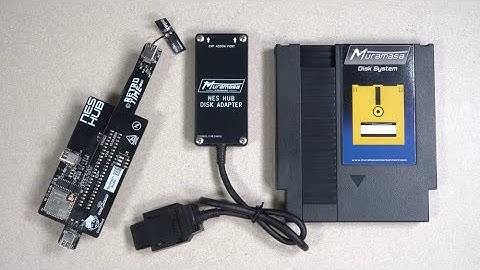 Playing Famicom Disk Games with the NES Hub Adapter.