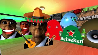 Mexican Obunga, Angry Munci Family And Obunga Family Nextbot Gmod