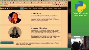 Opening Address - PythonSG Meetup