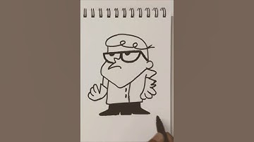 Drawing Dexter #dexterslab #dexter #cartoon #art #drawing #howtodraw #pencilsketch #beginners