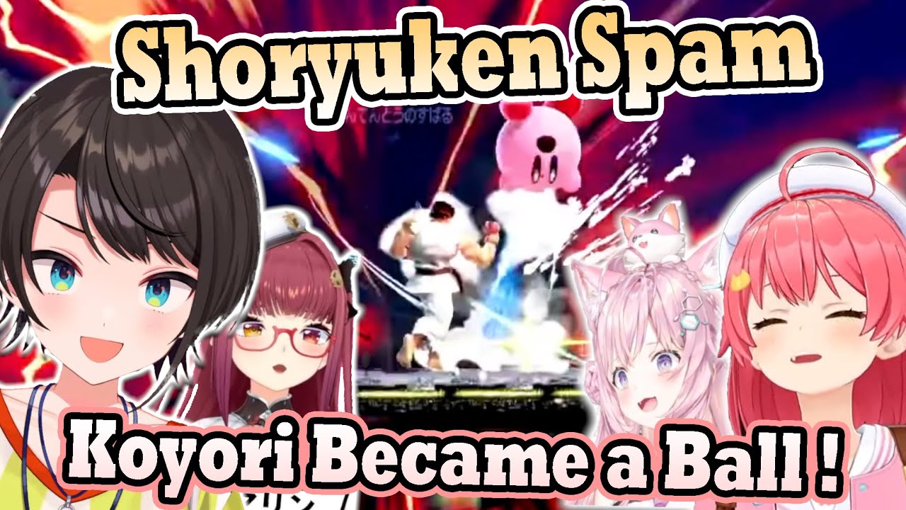 Subaru Beats Koyori by ONLY Spamming Shoryuken Had Miko & Marine Die Laughing! 😂