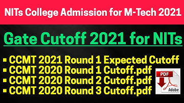 CCMT Cutoff 2021.@EngineeringDecode