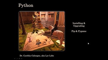 Pip and Pygame for Lab 2 in Module 4