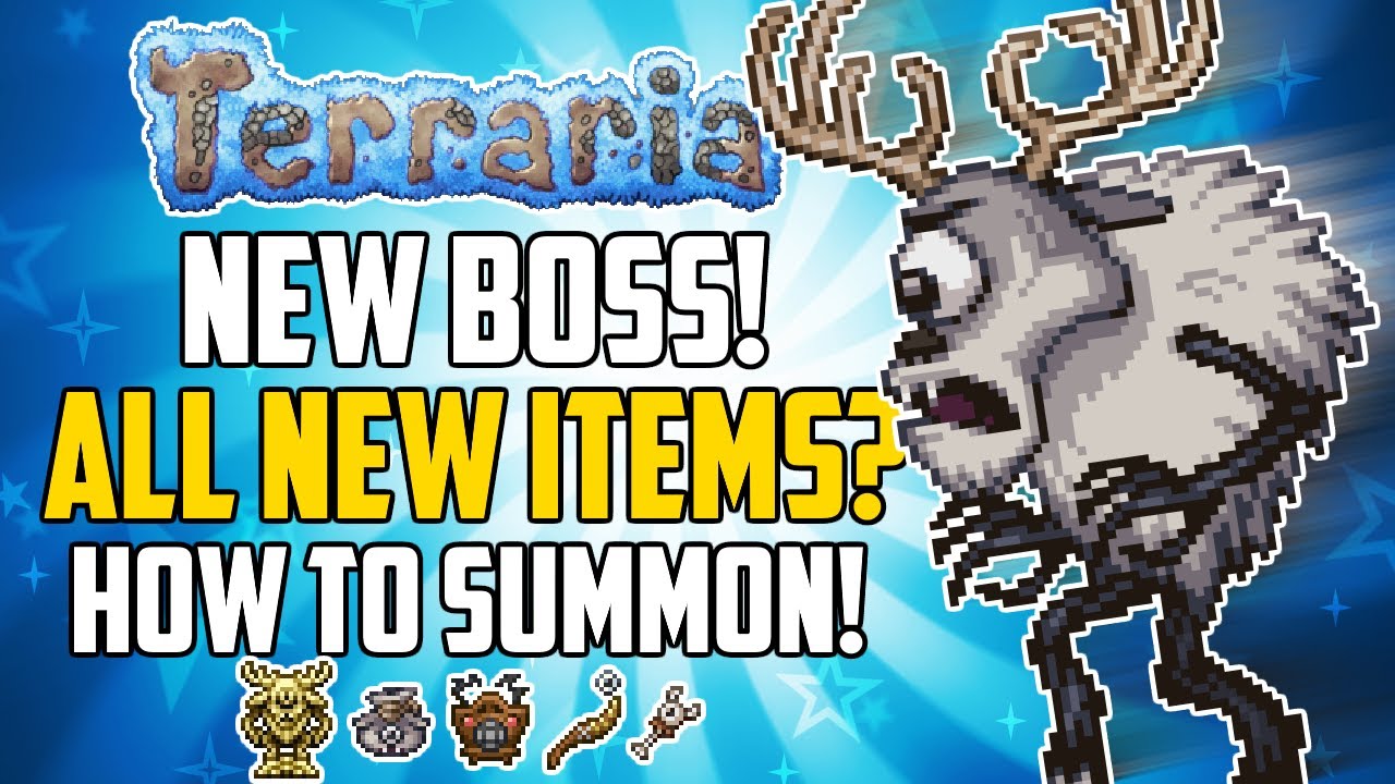 Terraria 1.4.3 NEW BOSS! All NEW ITEMS? How to SUMMON! 