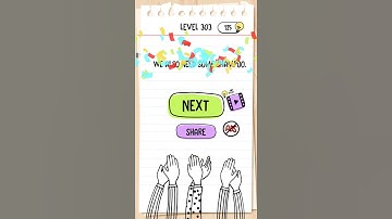 Brain Test. Level 303. Eww! The monkey stinks!