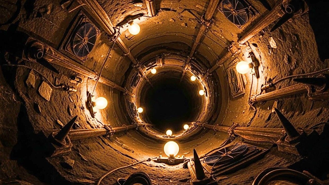 🛑 地球の中心で適応した文明：外の世界はもう存在しない。