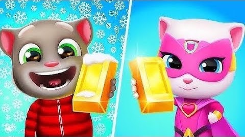 Talking Tom Gold Run2 New Update vs Tom  hero dash |Talking Tom vs Hero Tom | Android & IOS Gameplay