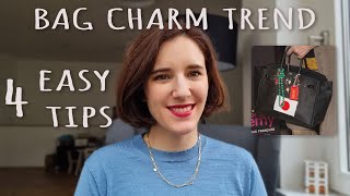 4 EASY  and BudgetFriendly  Tips for a CHIC Bag Charms Trend ✨