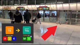 Tren AUTOMÁTICO del aeropuerto de Madrid - Barajas