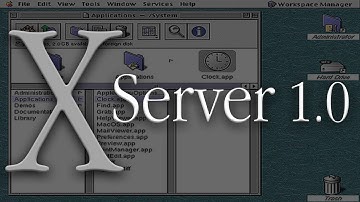 Mac OS X Server 1.0 Demo