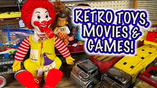 This Thrift Store WAS KILLER! (Live Retro Toy & Game Hunting)