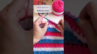 Tunisian Crochet No Curl Full Stitch - Naztazia ®