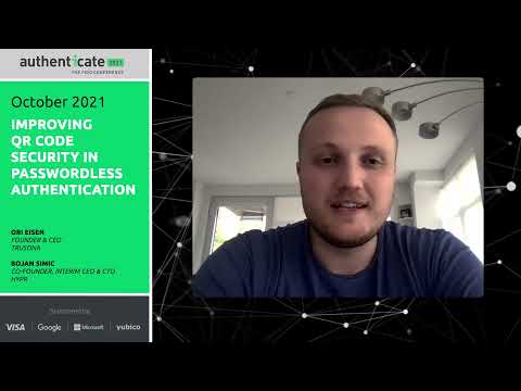 Video: Authenticate 2021: Improving QR Code Security in Passwordless Authentication