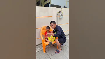 Makanya jangan pelit. Untung ada papa Abil🥰🥰