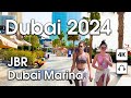 Dubai  wonderful jbr dubai marina  4k  walking tour