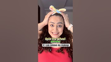 😭Spinning Wheel Decides IF I can REMOVE my makeup! *gone wrong* #vaishnavithakur #makeupchallenge