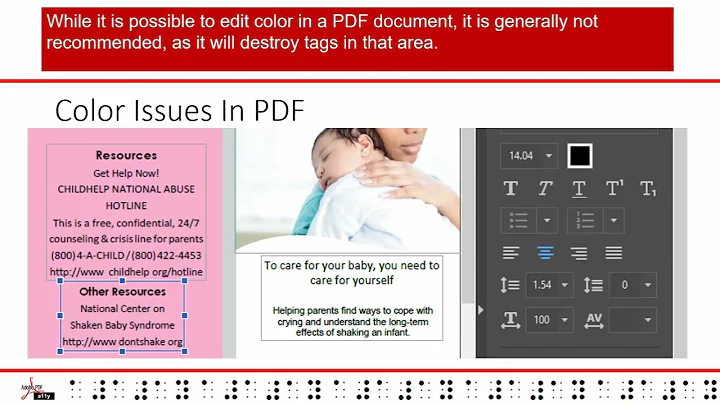 Creating Accessible PDF documents: Chapter Seven:  Color and Exporting to Word - DayDayNews
