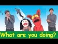 What Are You Doing? Song 1 | Action Verbs Set 1 | Learn English Kids