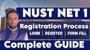How to Apply NUST Entry Test 2026 I NUST NET 1 Registration Complete Procedure I How to Apply in NET