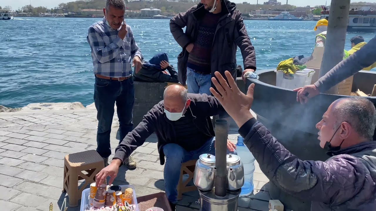 Istanbul, Turkiet | Stationen Haydarpasha Rail | Stadsvandring 4K