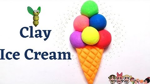 Clay Art Ice Cream | Play Dough Crafts | Miniature Ice Cream 🍦 🍨| Easy DIY | Step-by-Step Tutorial