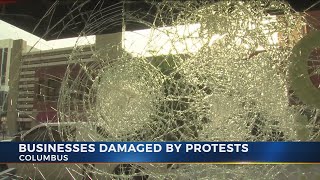 Businesses damaged by protests