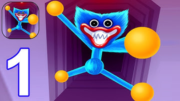 Stretch Huggy Poppy - Gameplay Walkthrough Part 1 All Levels 1-38 (Android,iOS)