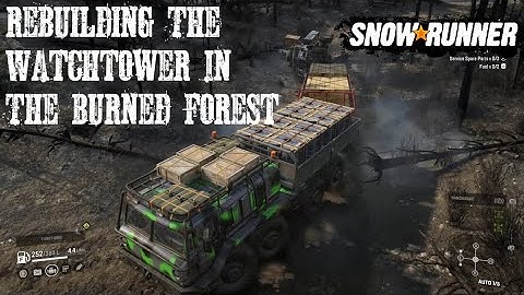 Repairing The Last Watchtower In Phase 9 Cautiousness Contract New SnowRunner Update/DLC Gameplay