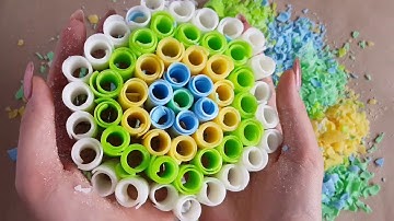 SOAP curls crushing ASMR video no talking.